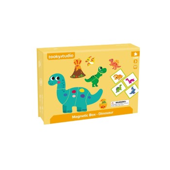 MAGNETIC BOX DINOSAUR - ΜΑΓΝΗΤΙΚΟ ΚΟΥΤΙ ΔΕΙΝΟΣΑΥΡΟΙ