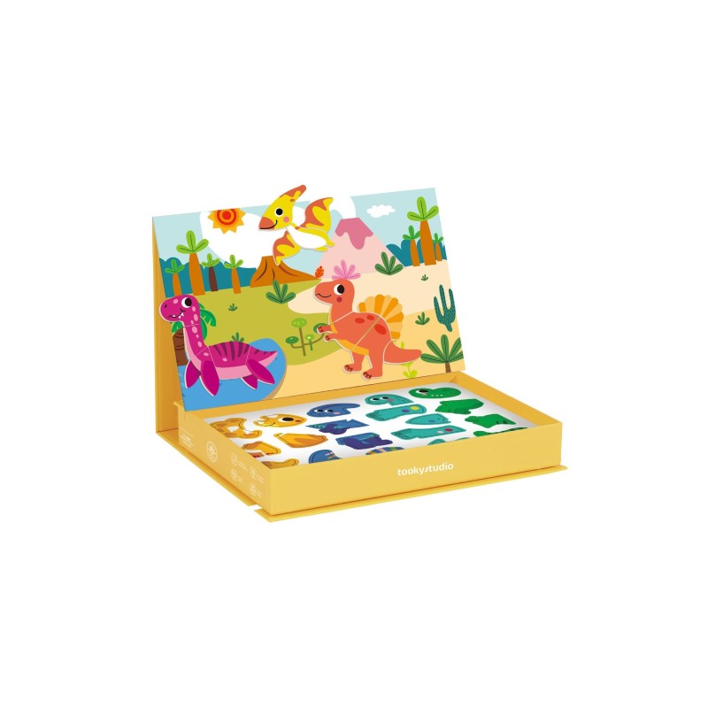 MAGNETIC BOX DINOSAUR - ΜΑΓΝΗΤΙΚΟ ΚΟΥΤΙ ΔΕΙΝΟΣΑΥΡΟΙ