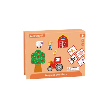 Tooky Toy Magnetic Box "Φάρμα"