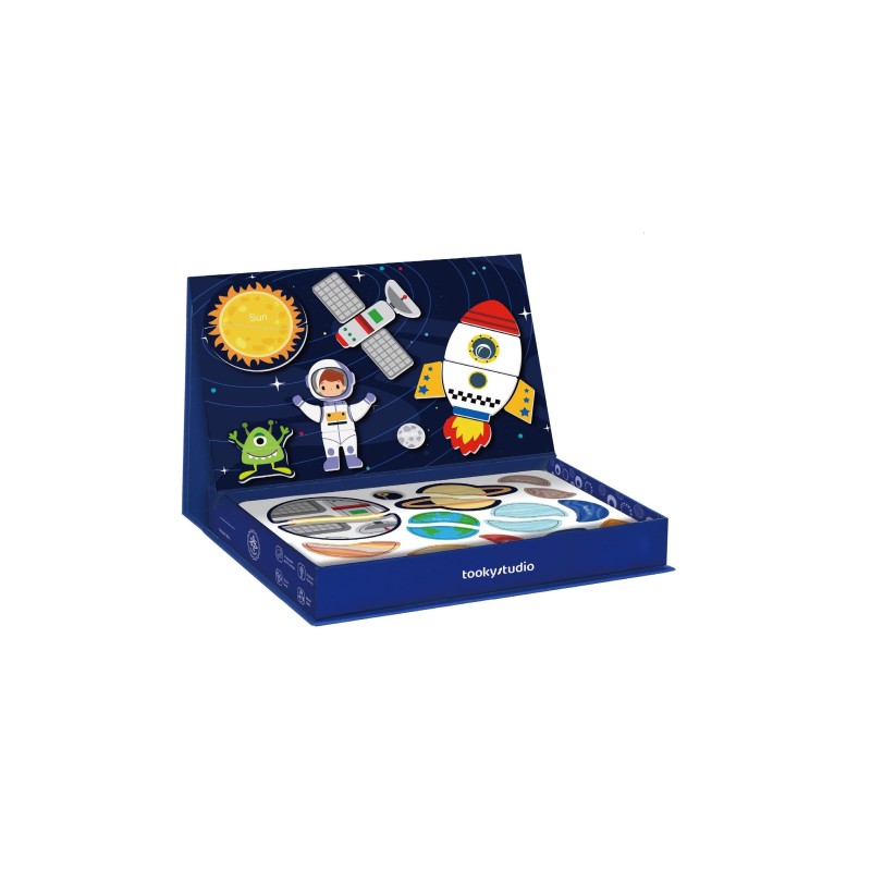 Tooky Toy Magnetic Box "Διάστημα"