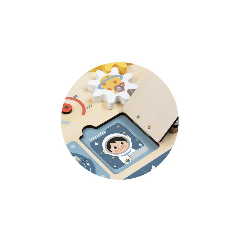 Tooky Toy Ξυλινος Πίνακας Δραστηριοτήτων "Διάστημα"